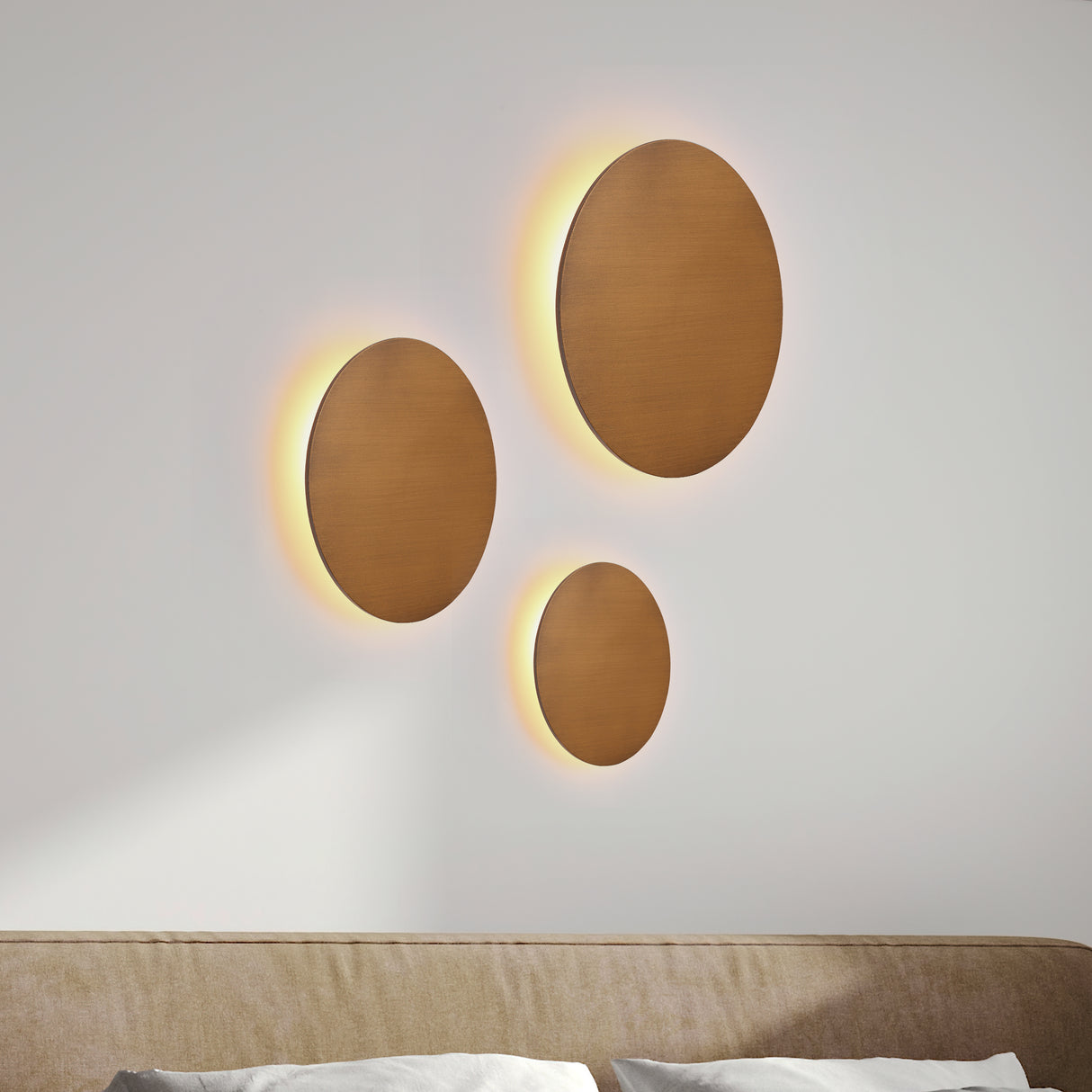 Lori Vägglampa Ø30 Mässing