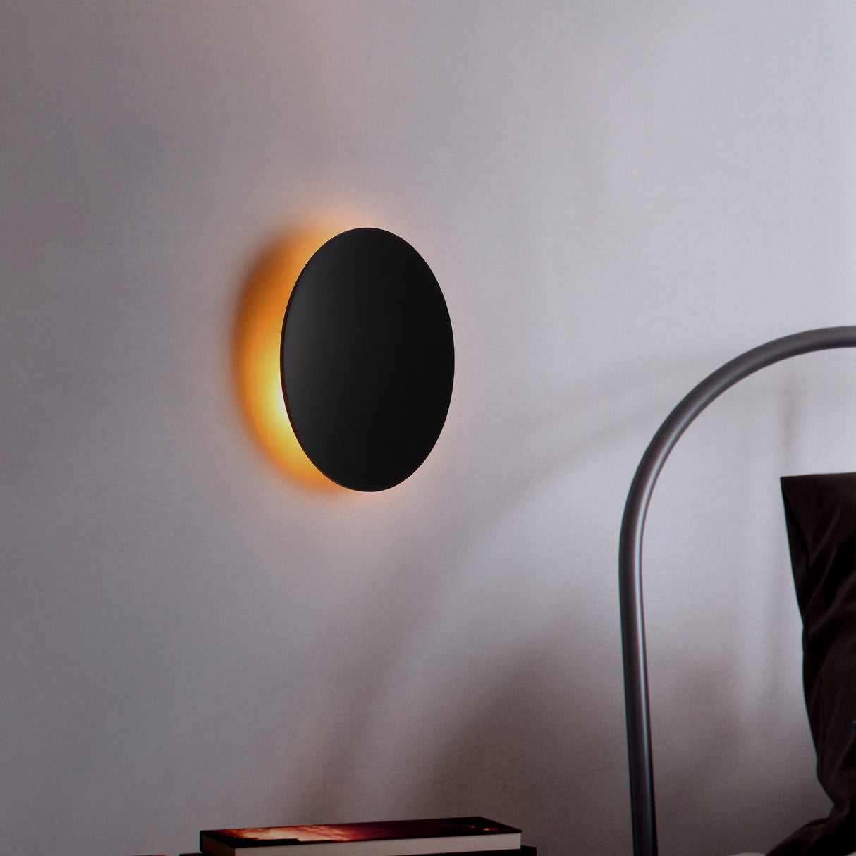 Lori Vägglampa Ø30 Svart