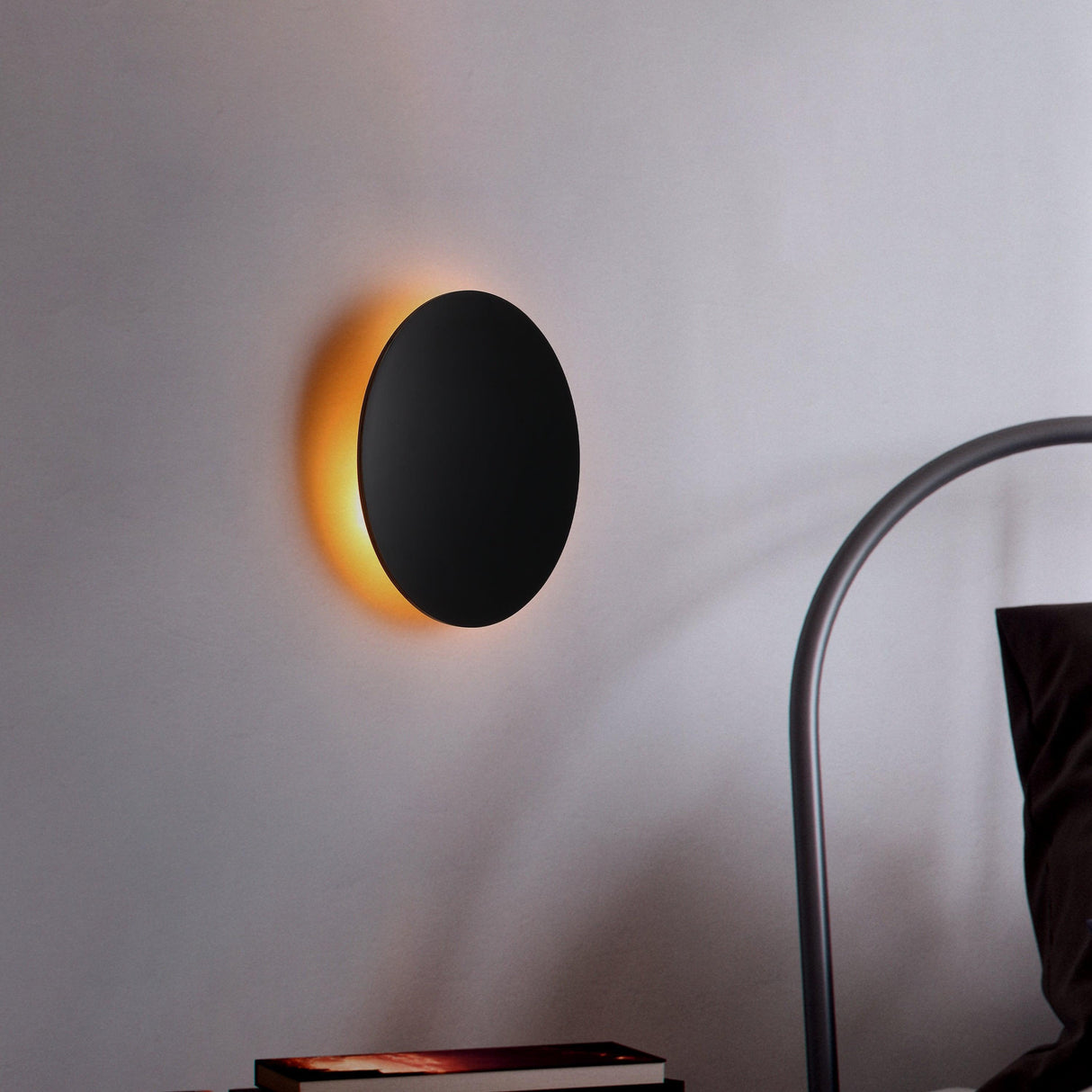 Lori Vägglampa Ø30 Svart-Lampconcept.se