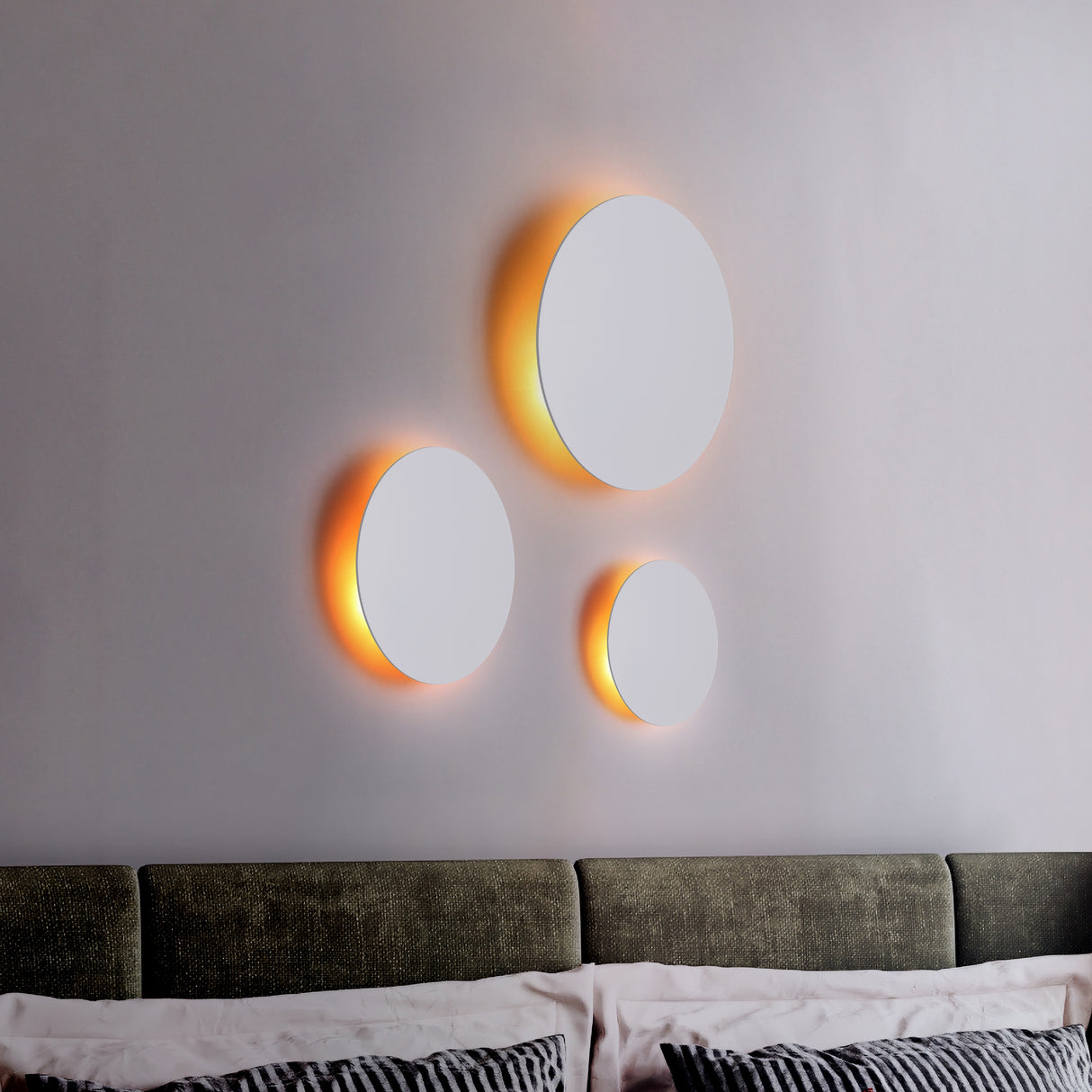 Lori Vägglampa Ø40 Vit