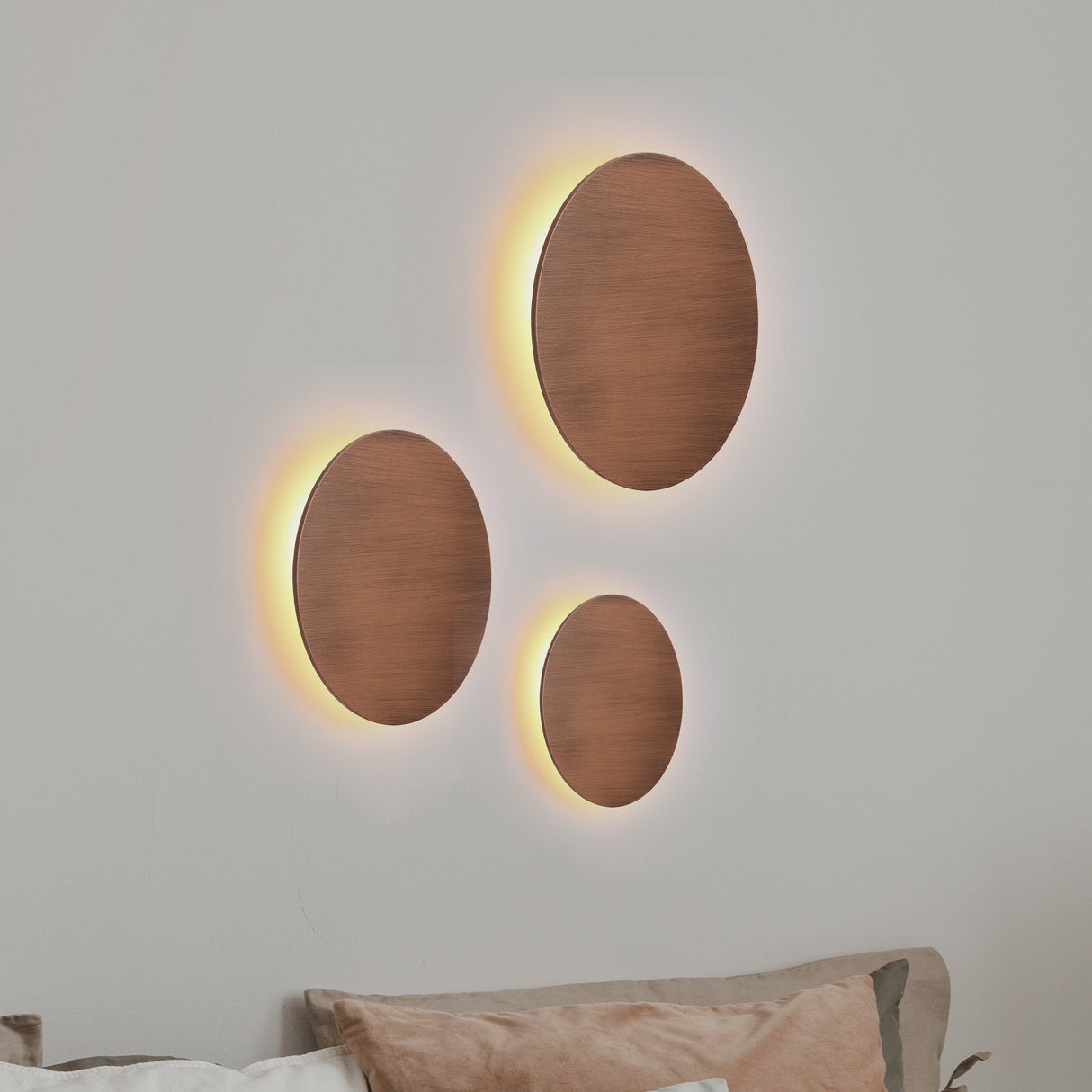 Lori Vägglampa Ø30 Borstad Koppar