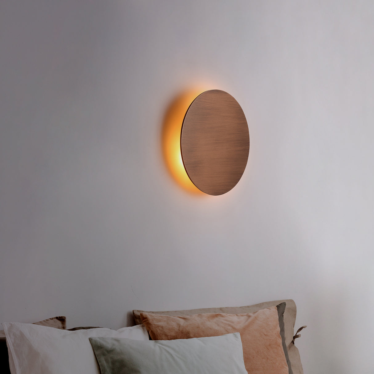 Lori Vägglampa Ø40 Borstad Koppar