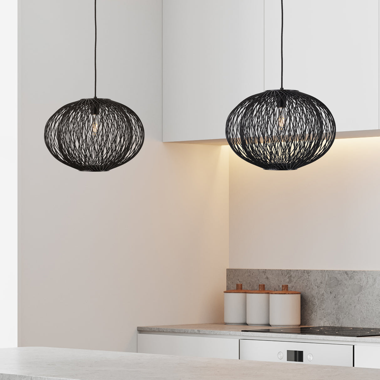 Valence Taklampa Ø46 Svart