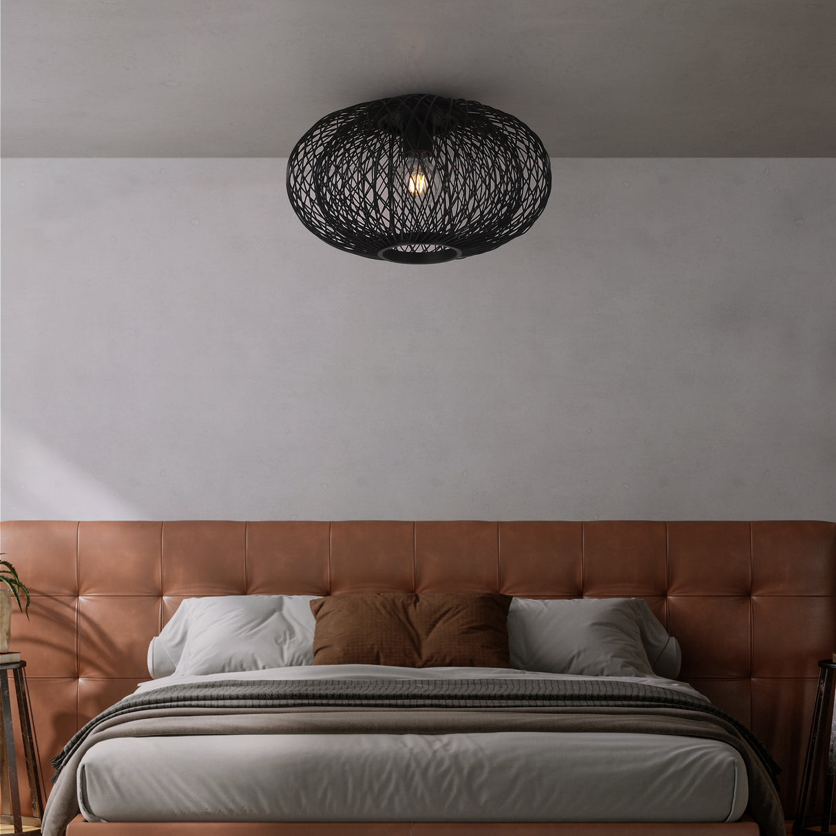 Valence Taklampa Ø46 Svart