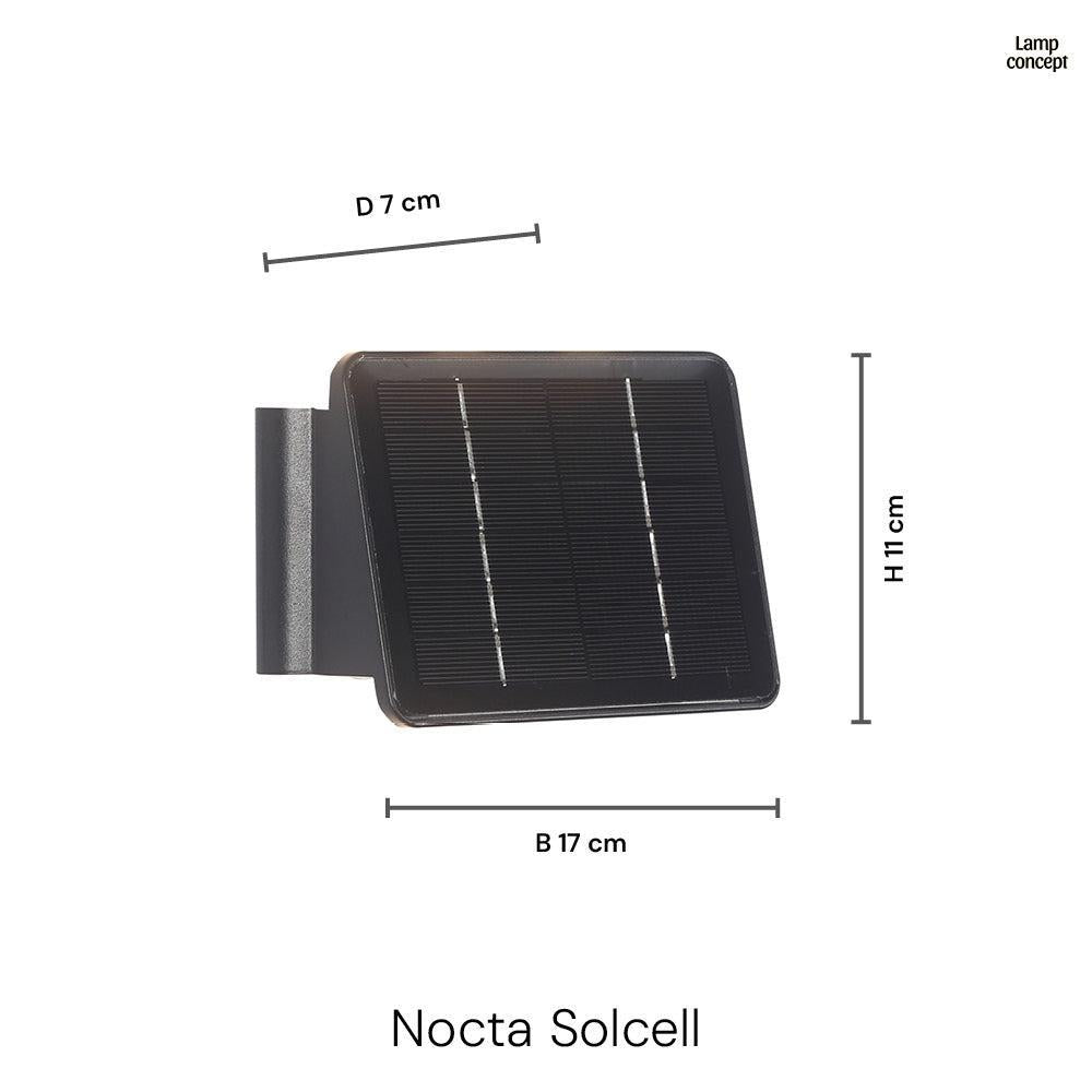 Nocta Solcell Vägglampa-Lampconcept.se