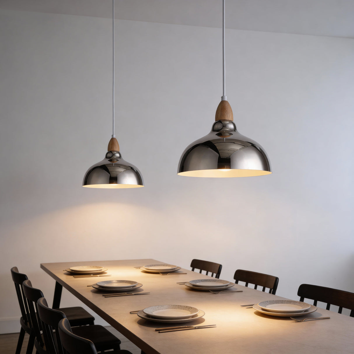 Oak Taklampa Ø24 Krom-Lampconcept.se