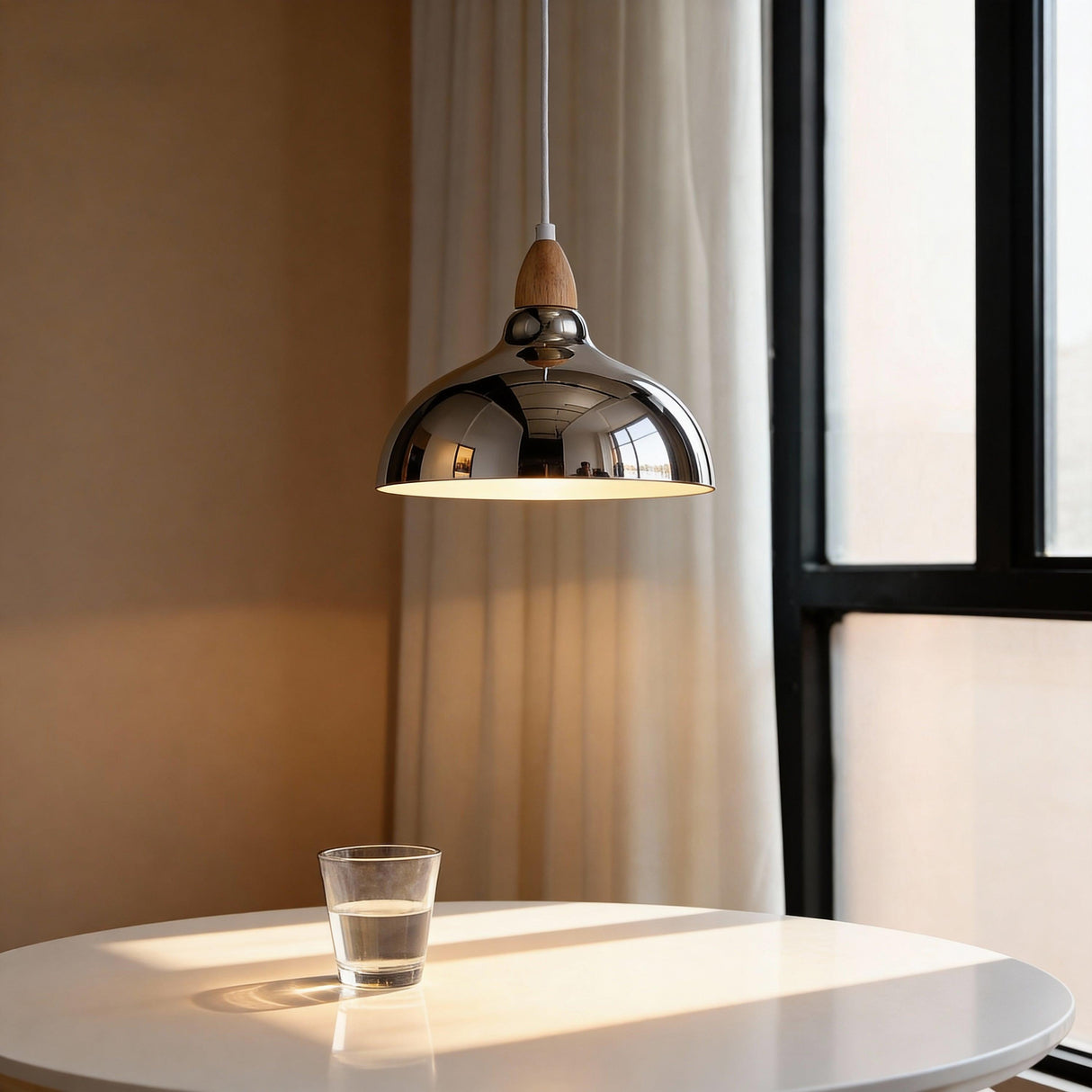 Oak Taklampa Ø24 Krom-Lampconcept.se