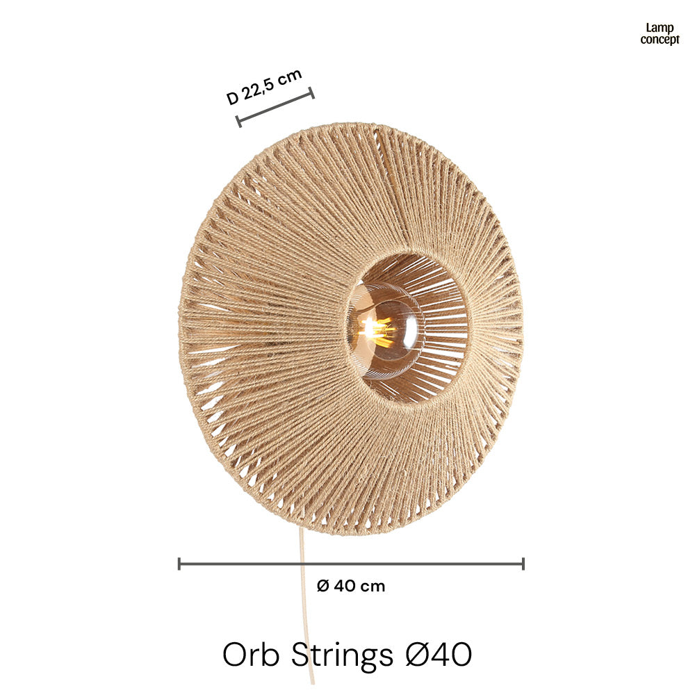 Orb Strings Vägglampa Ø40