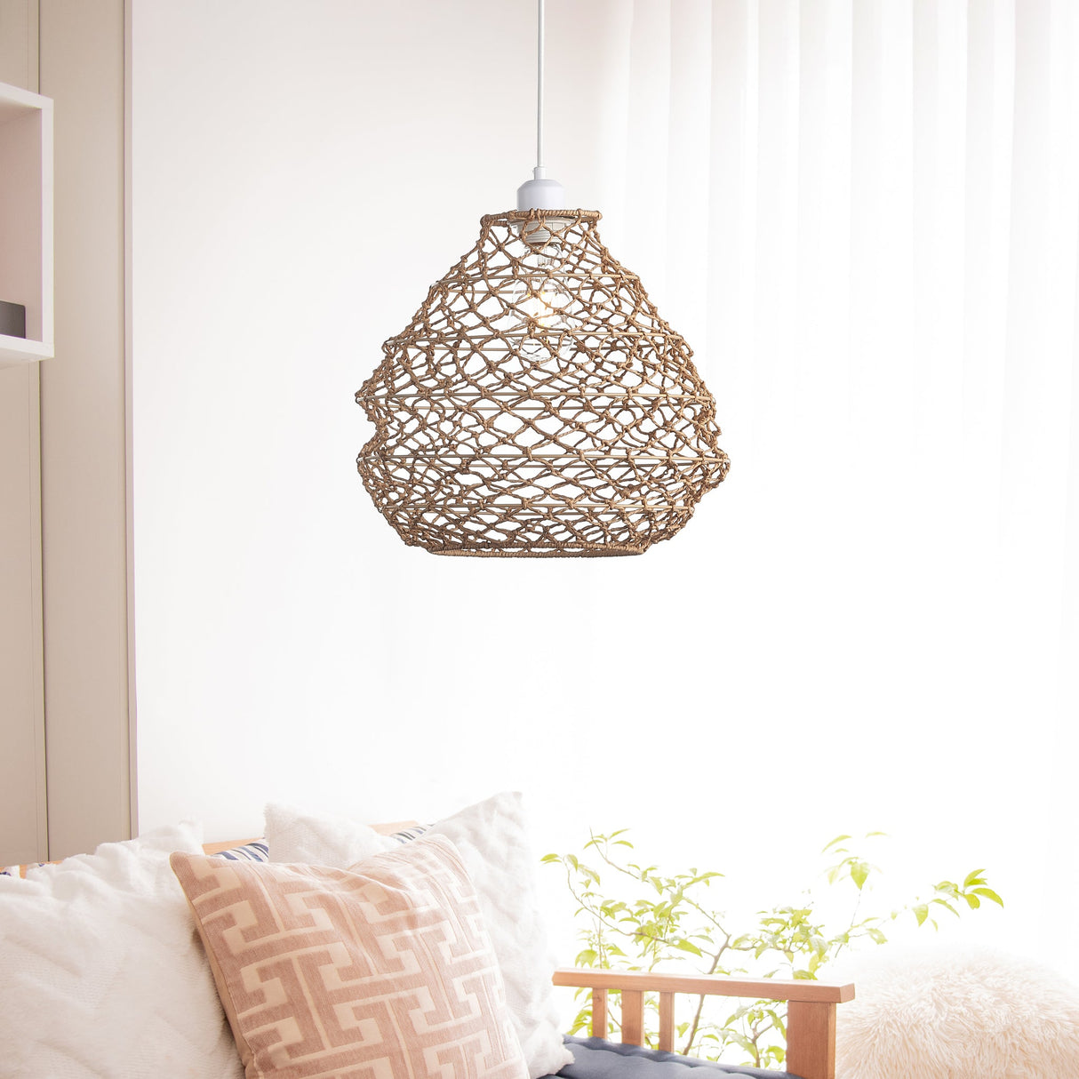 Wavy Taklampa Ø35 Beige-Lampconcept.se