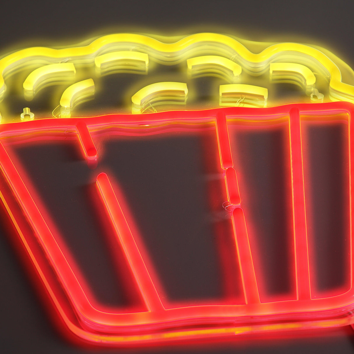 Popcorn Neon Vägglampa-Lampconcept.se