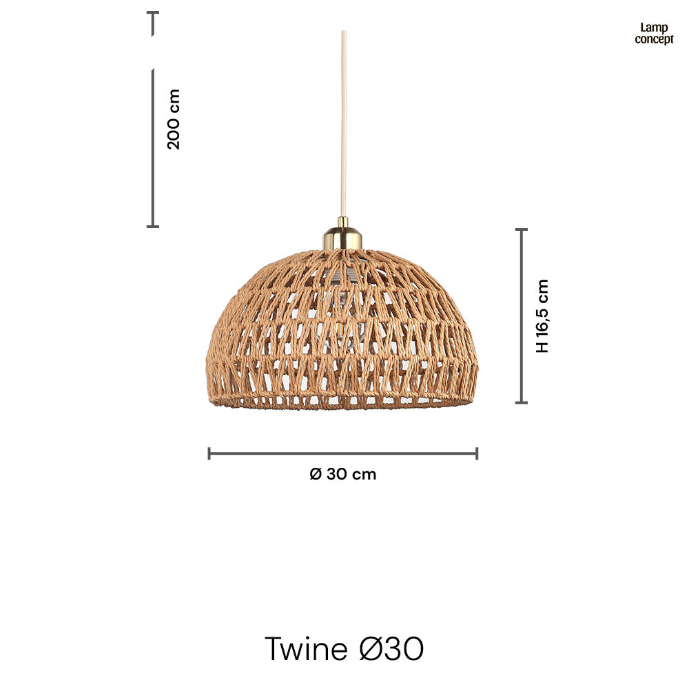 Twine Taklampa Ø30