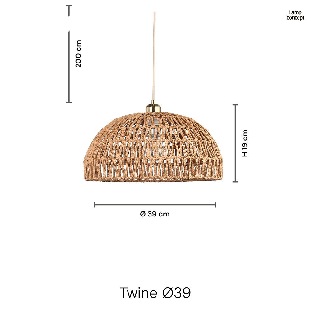 Twine Taklampa Ø39