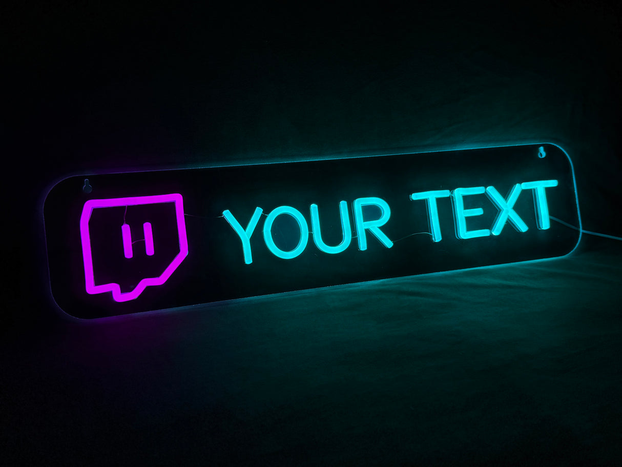 Custom Neon TWITCH