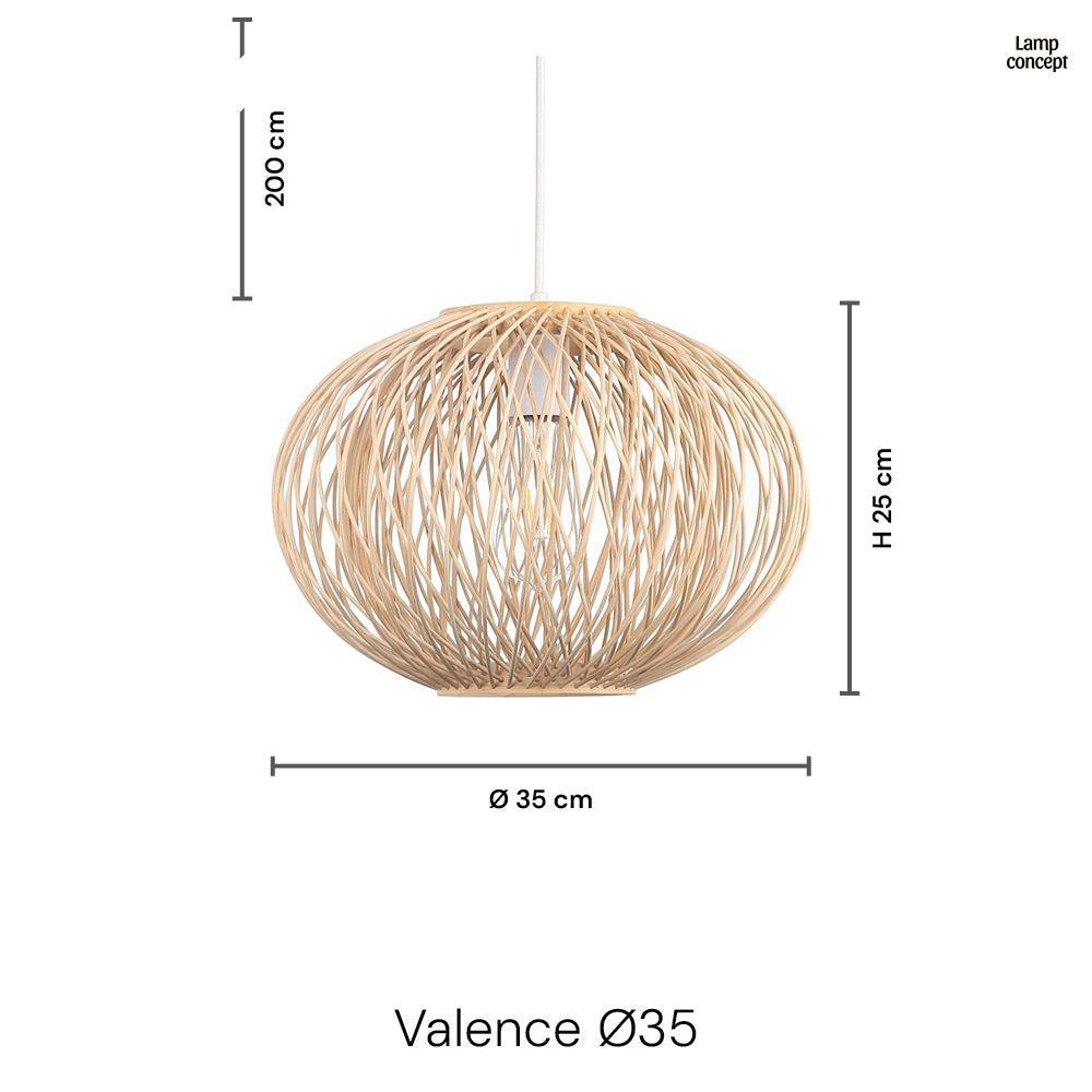 Valence Taklampa Ø35 Svart-Lampconcept.se