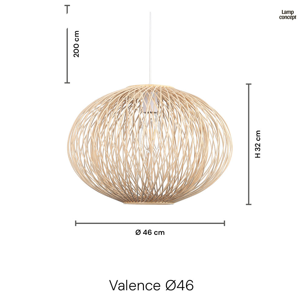 Valence Taklampa Ø46