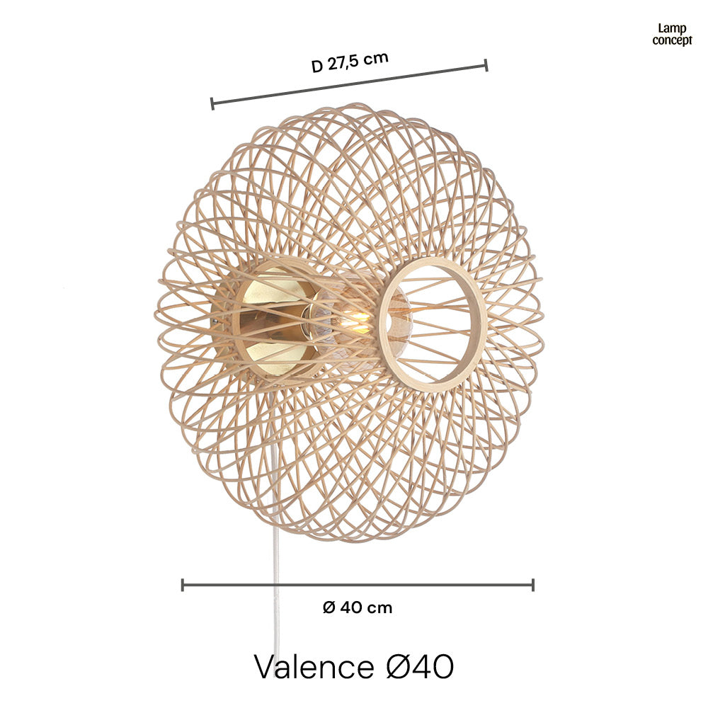 Valence Vägglampa Ø40