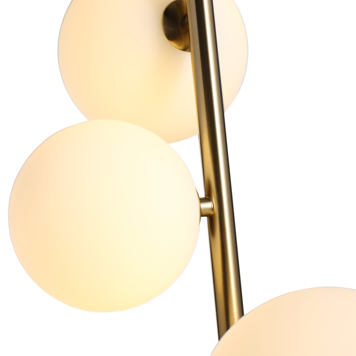 Valencia Hörntaklampa Mässing/Opal