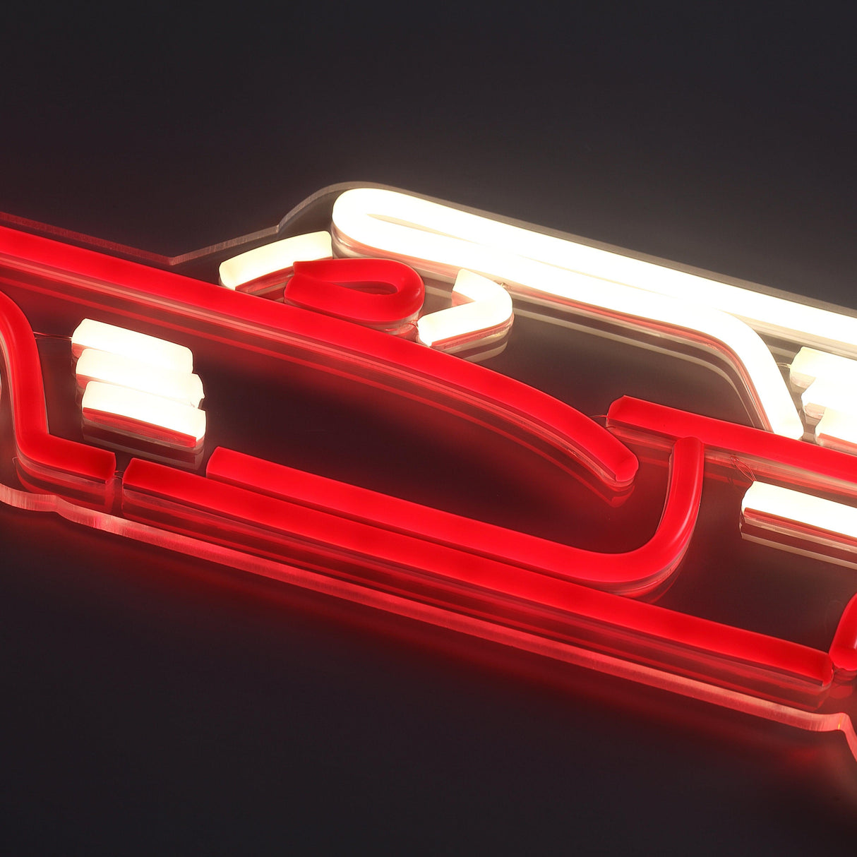 Vintage Car Neon Vägglampa-Lampconcept.se