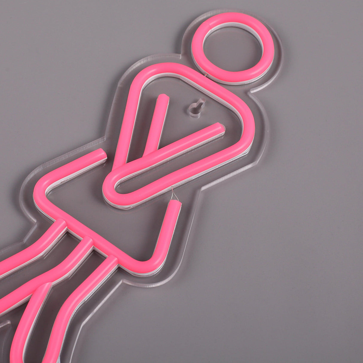 WC Woman Neon Vägglampa-Lampconcept.se