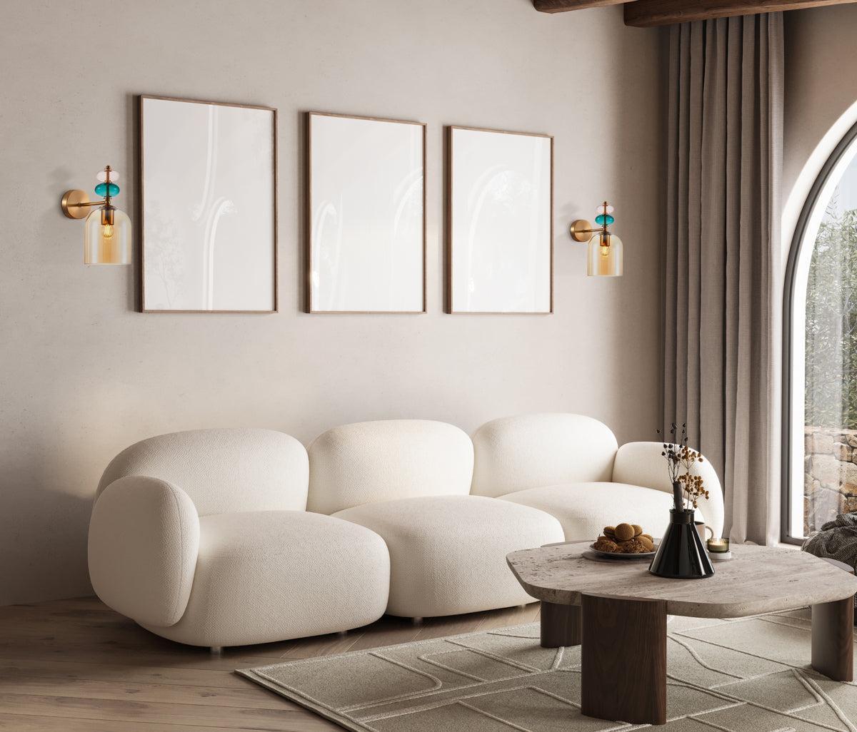 Busco Vägglampa Amber-Lampconcept.se