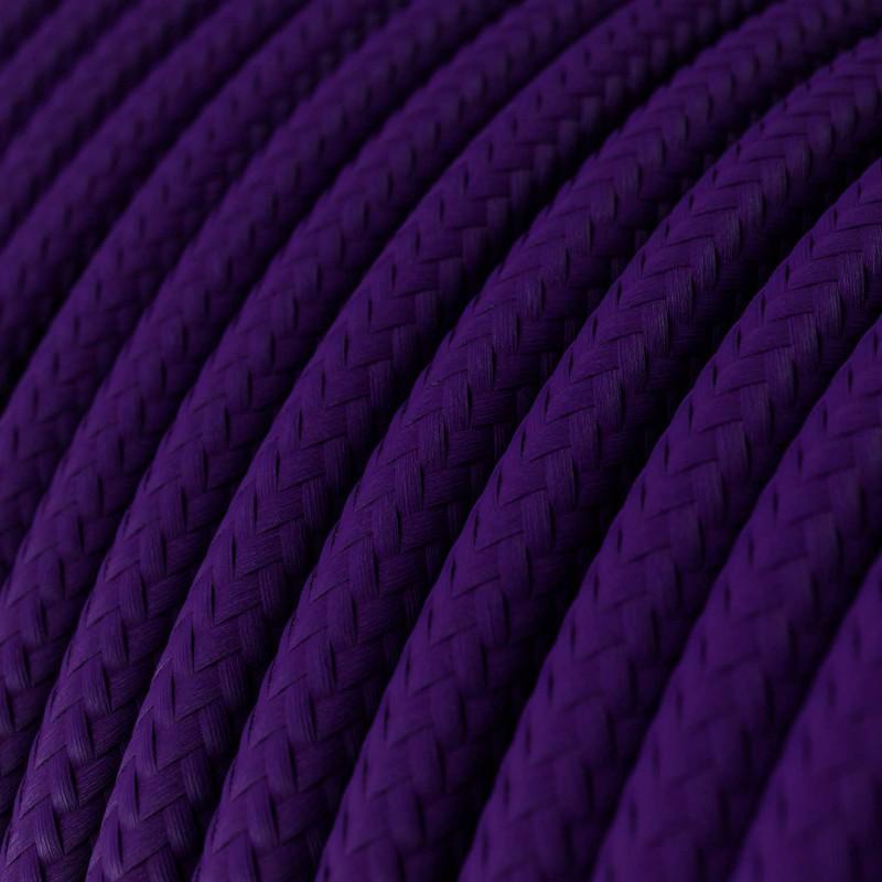 Textilkabel Violett-Lampconcept.se