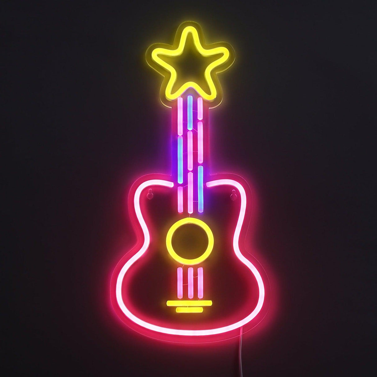 Guitar Neon Vägglampa-Lampconcept.se