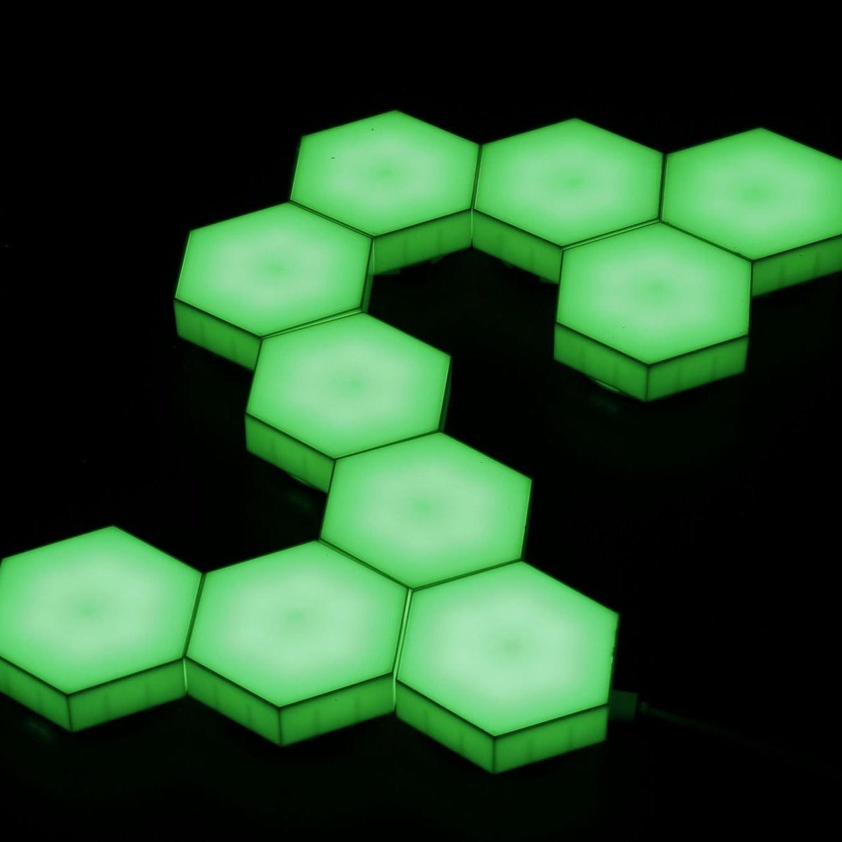 Hexagon LED 5-Set Touch/Remote-Lampconcept.se