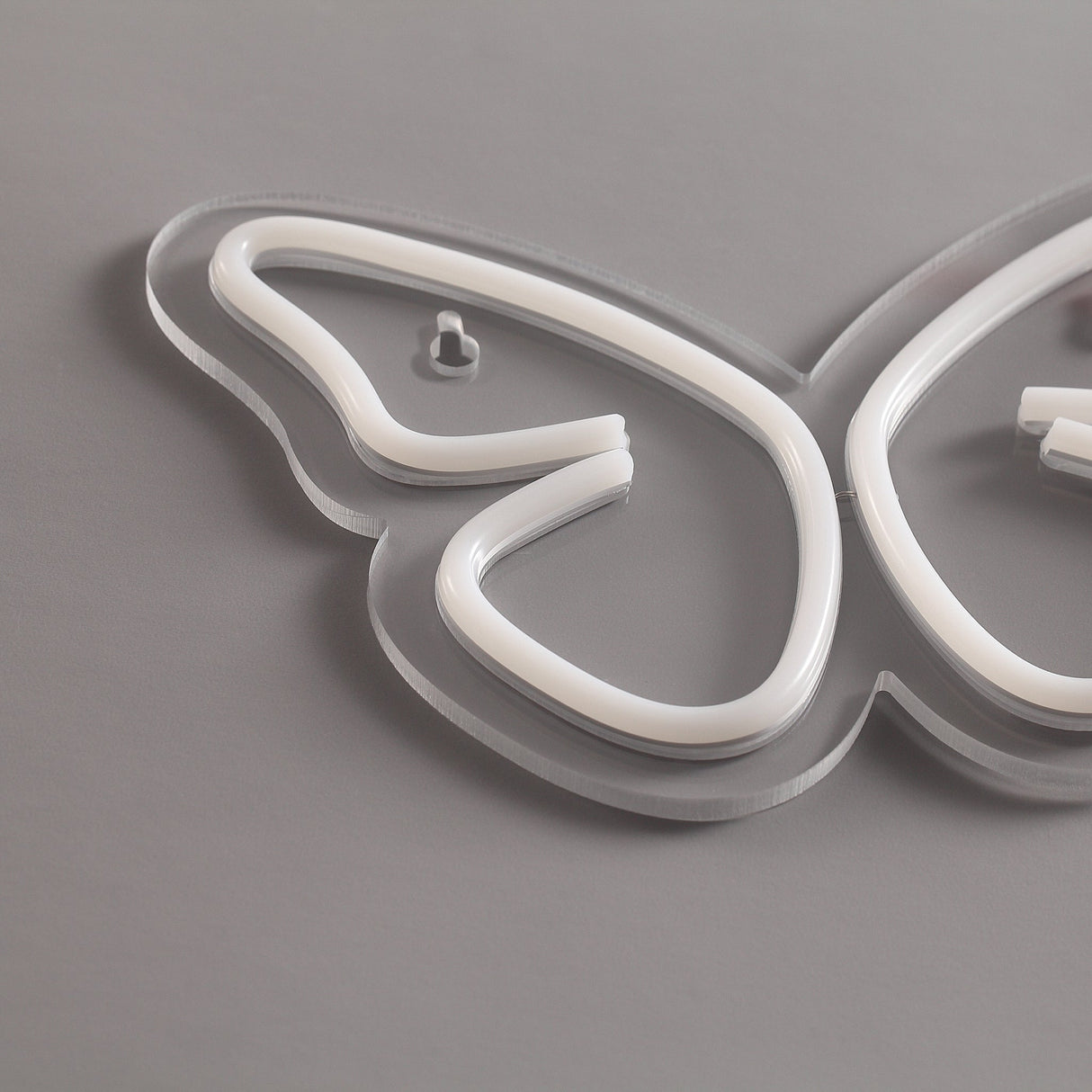 Butterfly Neon Vägglampa Varm Vit-Lampconcept.se