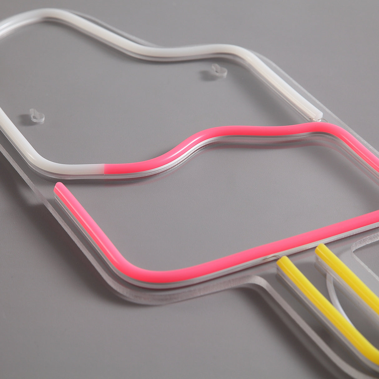 Ice Cream Neon Vägglampa Rosa/Vit-Lampconcept.se