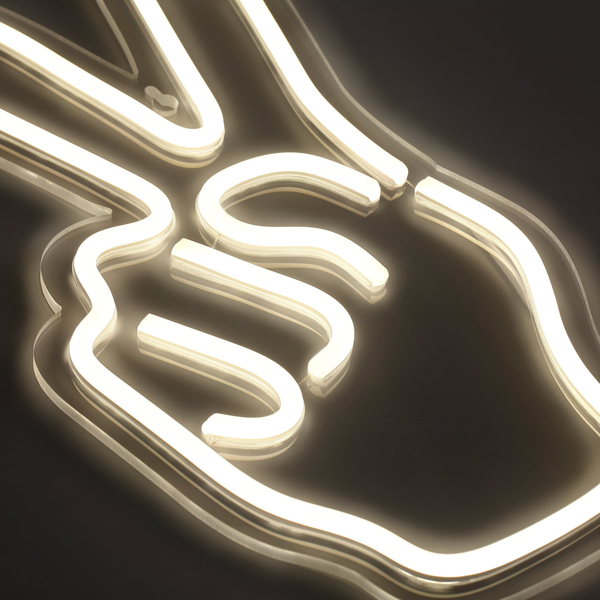 Peace Neon Vägglampa-Lampconcept.se