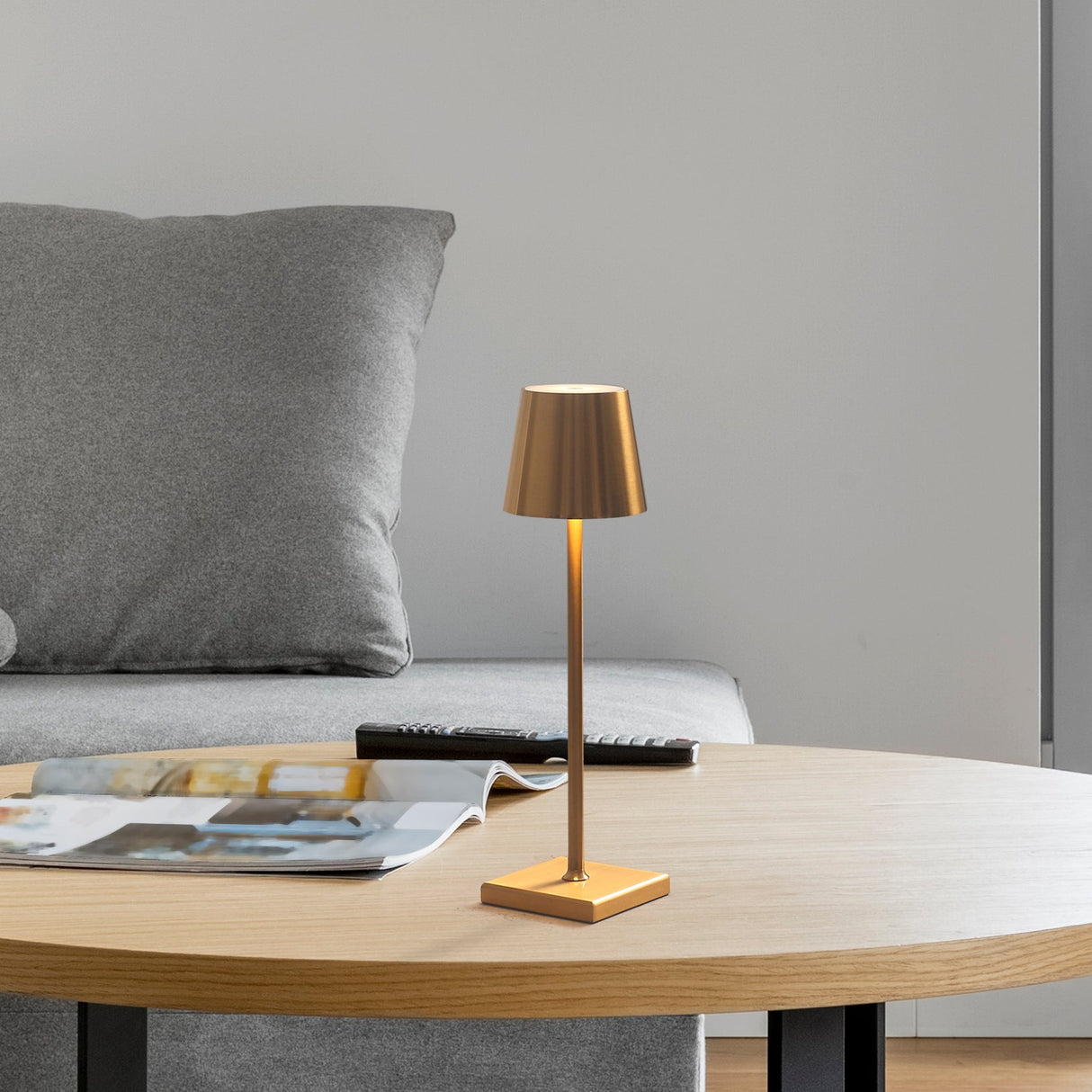 Garda 38cm Sladdlös IP54 Mässing-Lampconcept.se