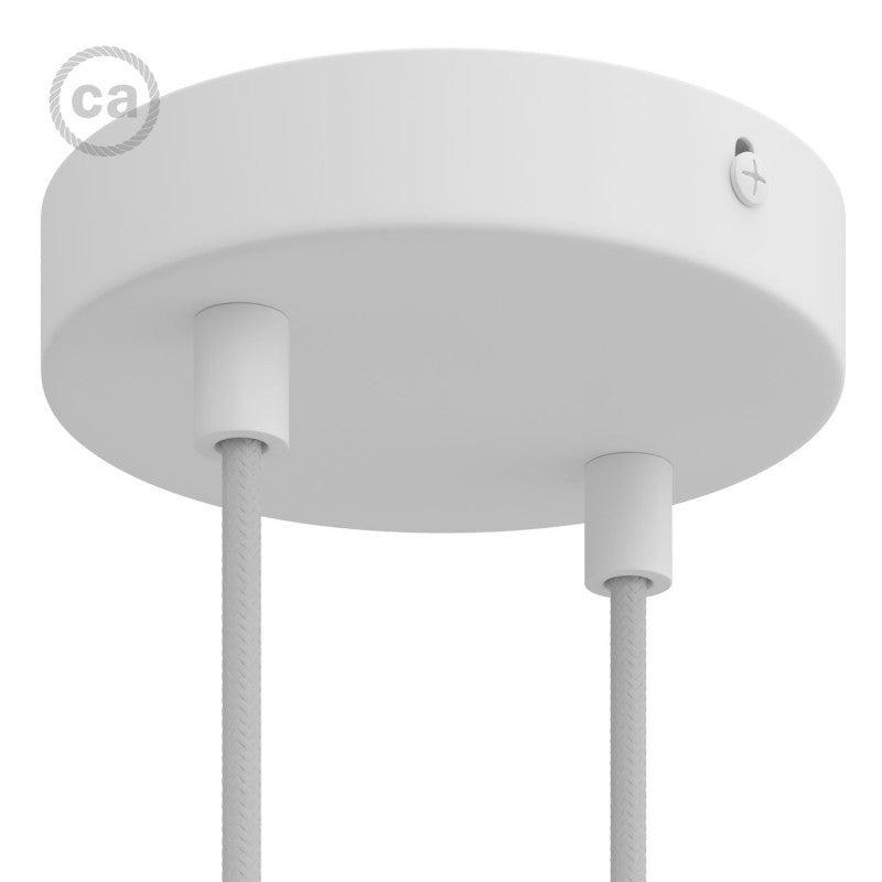 Takkopp För 2 Lampor Ø12 Matt Vit-Lampconcept.se