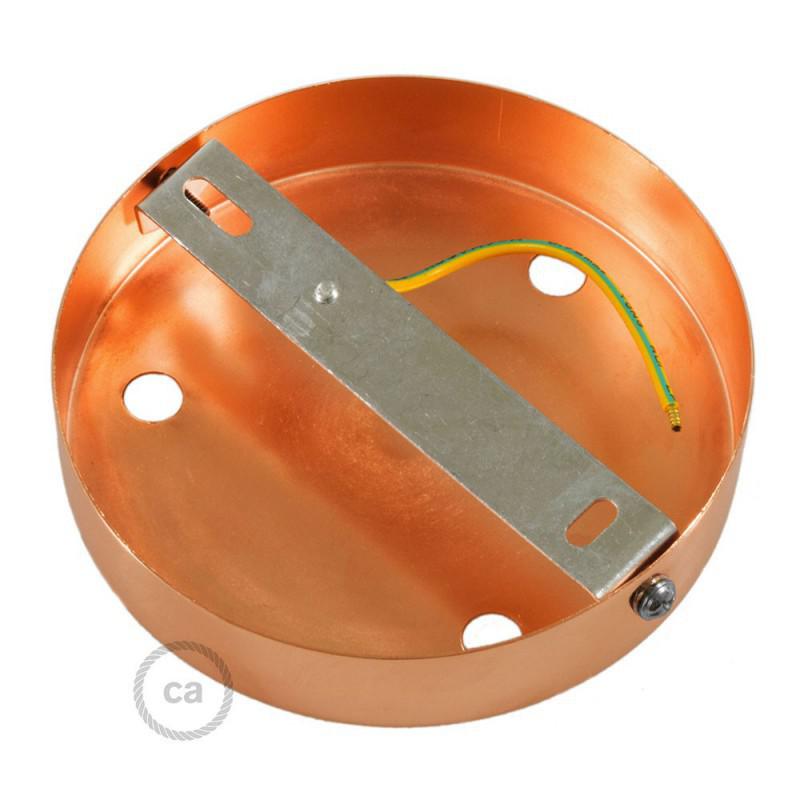 Takkopp För 3 Ø12 Borstad Koppar-Lampconcept.se