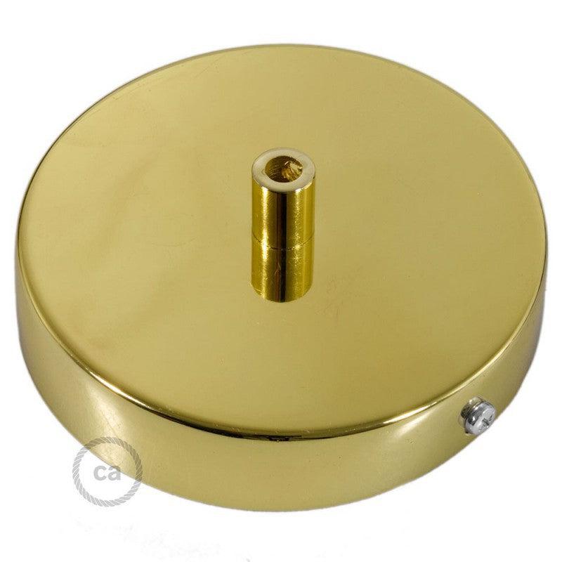 Takkopp För 1 Lampa Ø12 Klar Mässing-Lampconcept.se