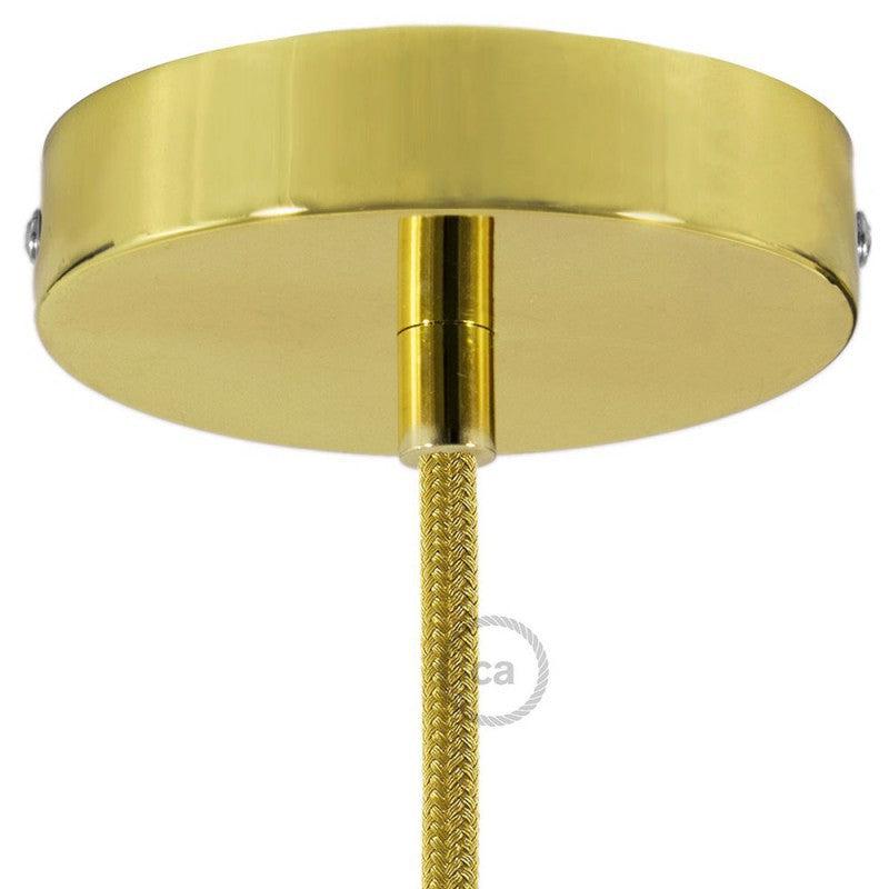 Takkopp För 1 Lampa Ø12 Klar Mässing-Lampconcept.se