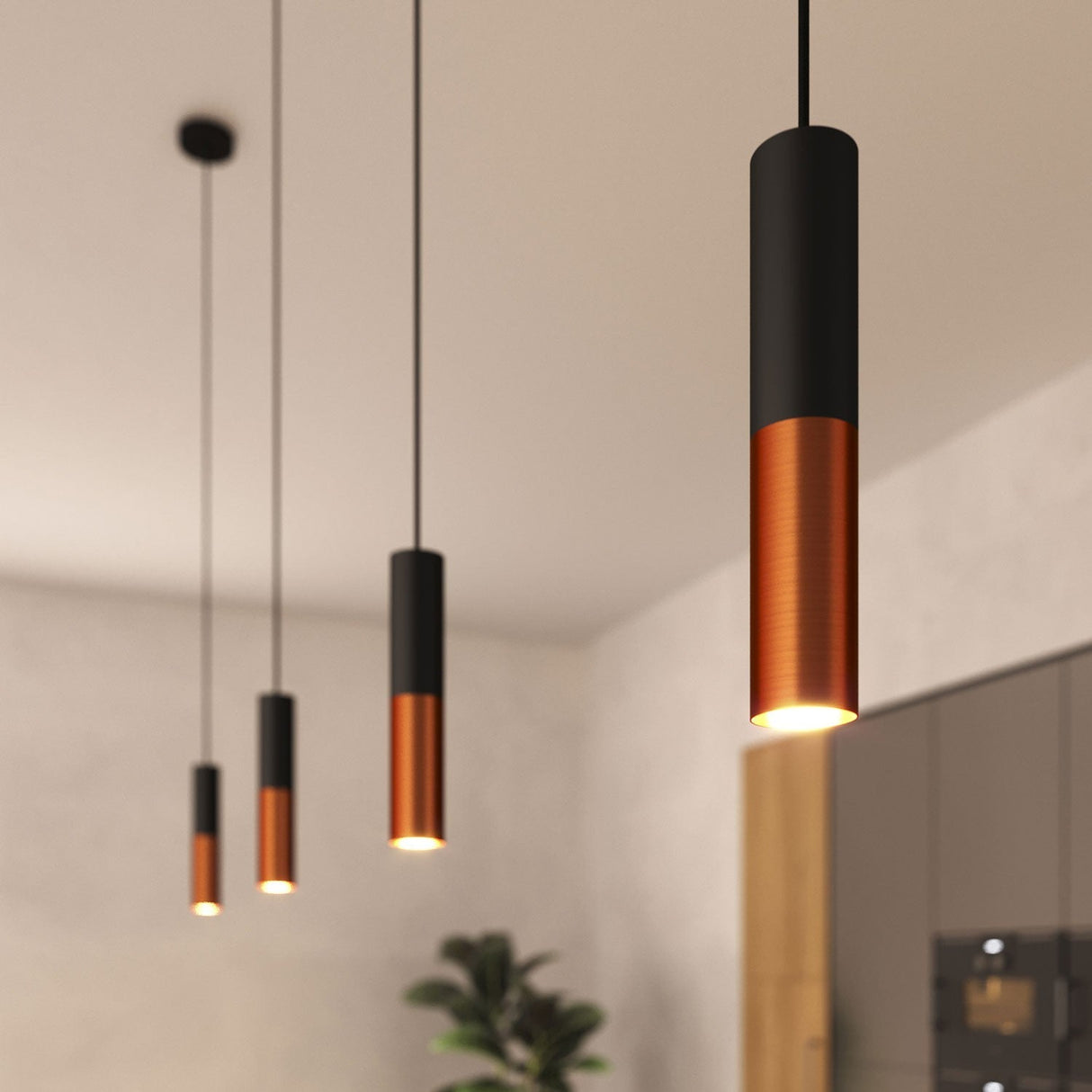 Creative Cables Tube Koppar/Svart-Lampconcept.se