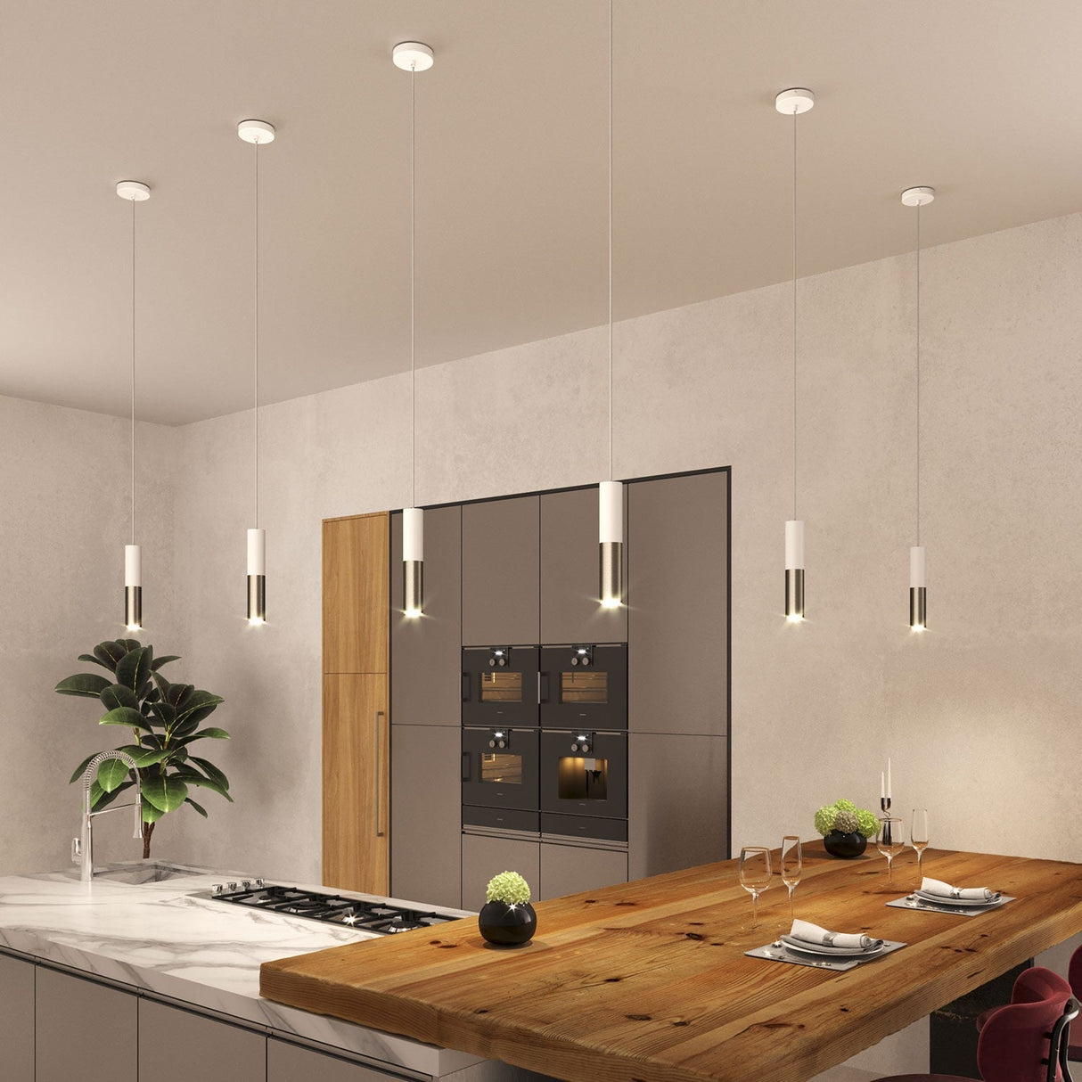 Creative Cables Tube Krom/Vit-Lampconcept.se