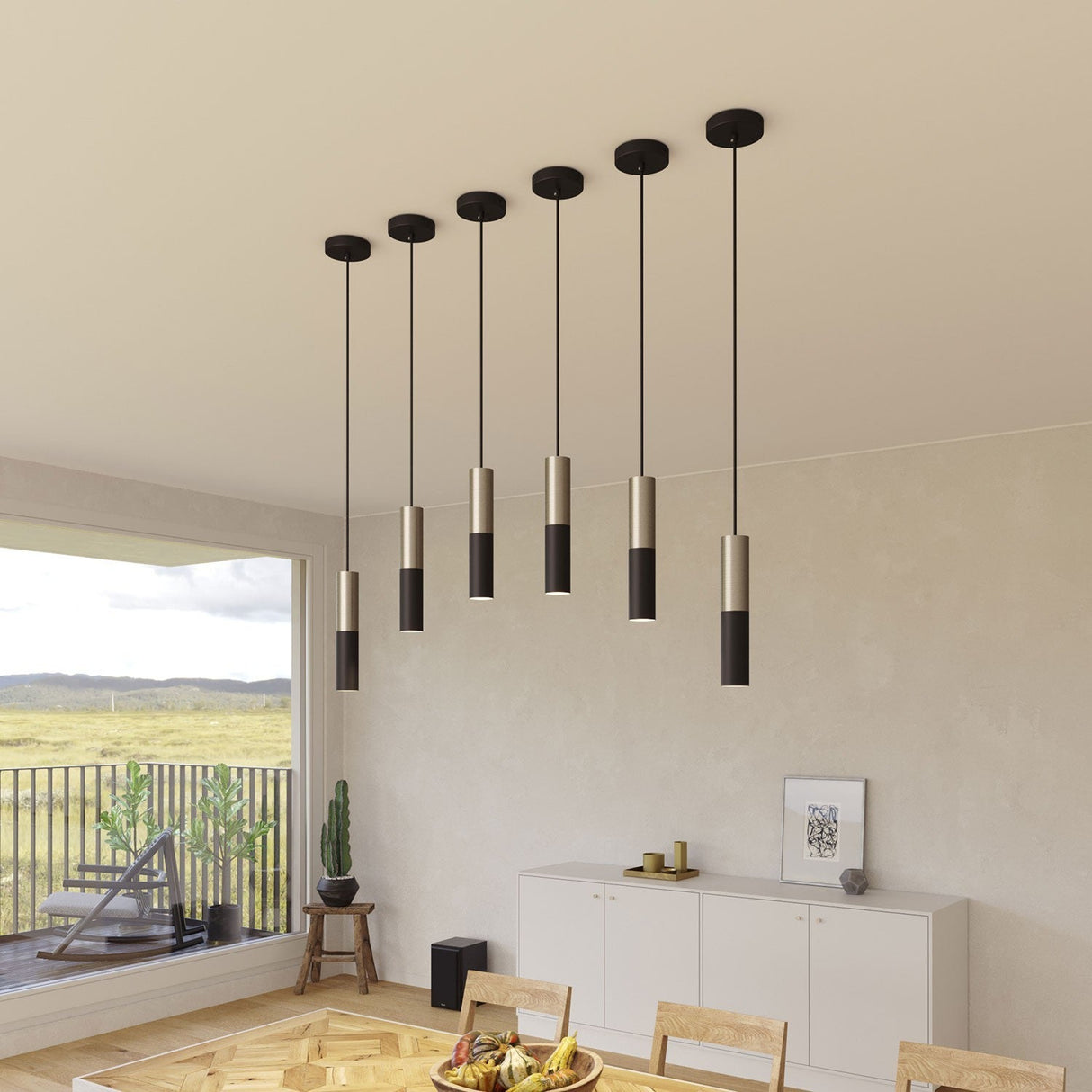 Creative Cables Tube Krom/Svart-Lampconcept.se