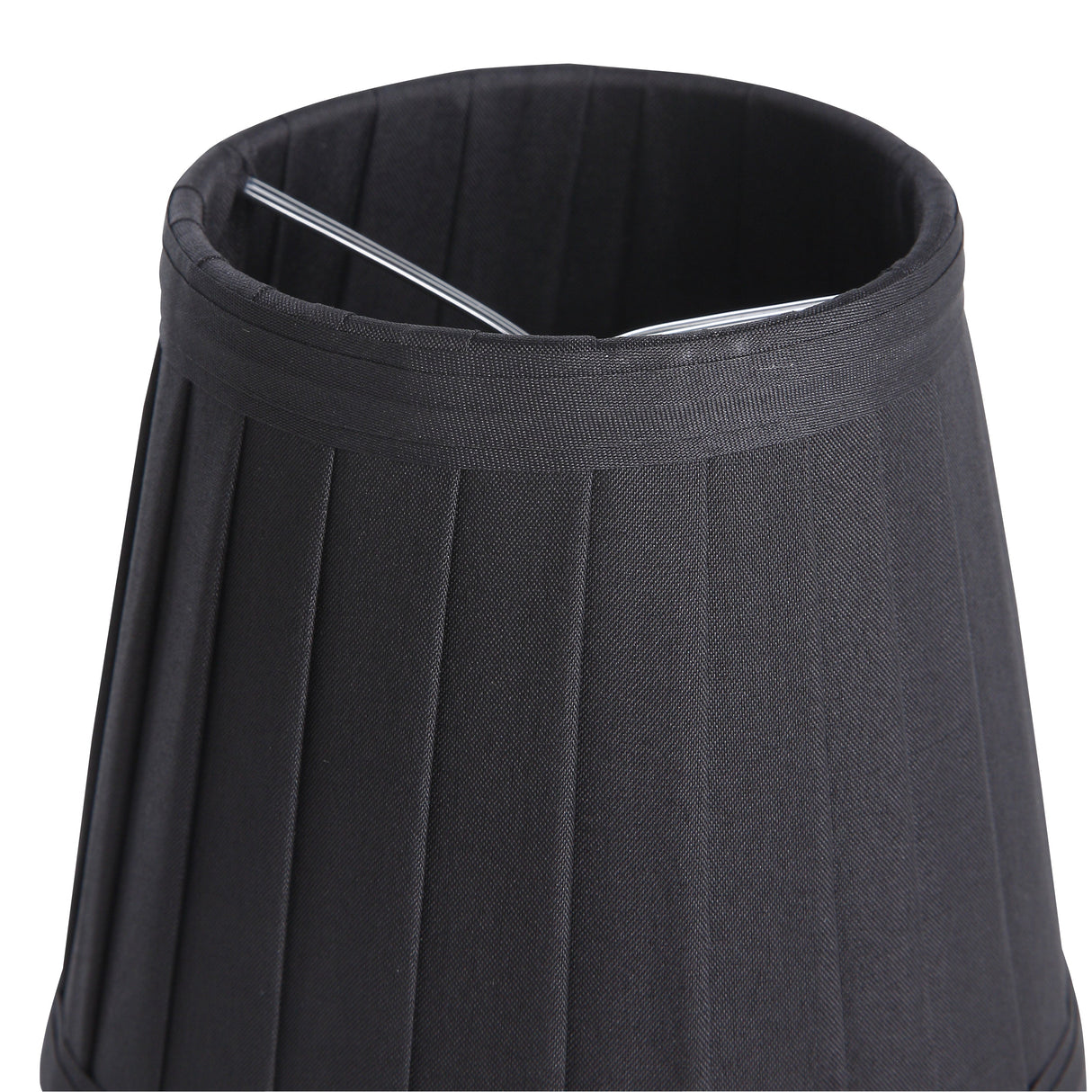 Ljuskrona Lampskärm Klämma Svart-Lampconcept.se