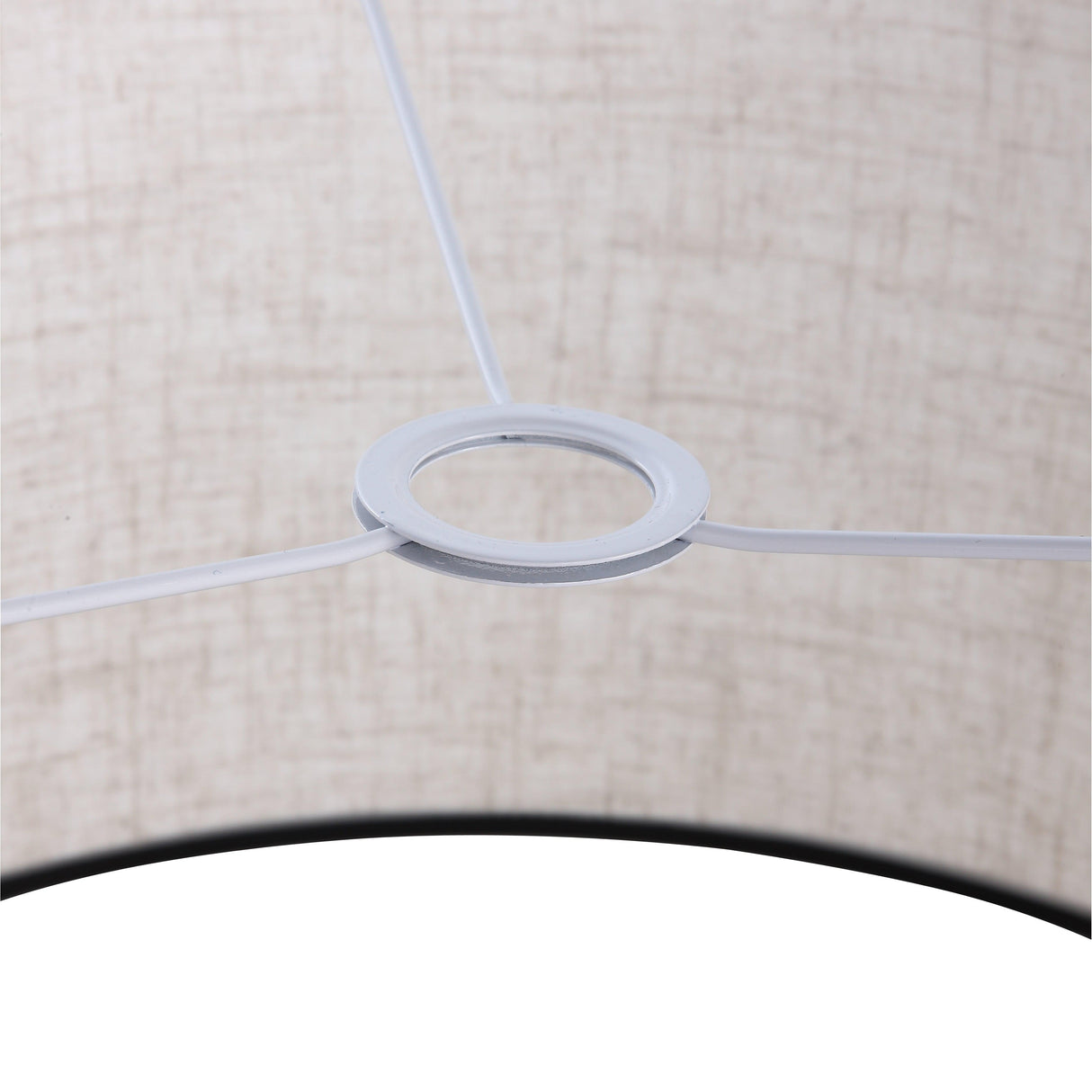 Drum Lampskärm Ø50 Linne-Lampconcept.se