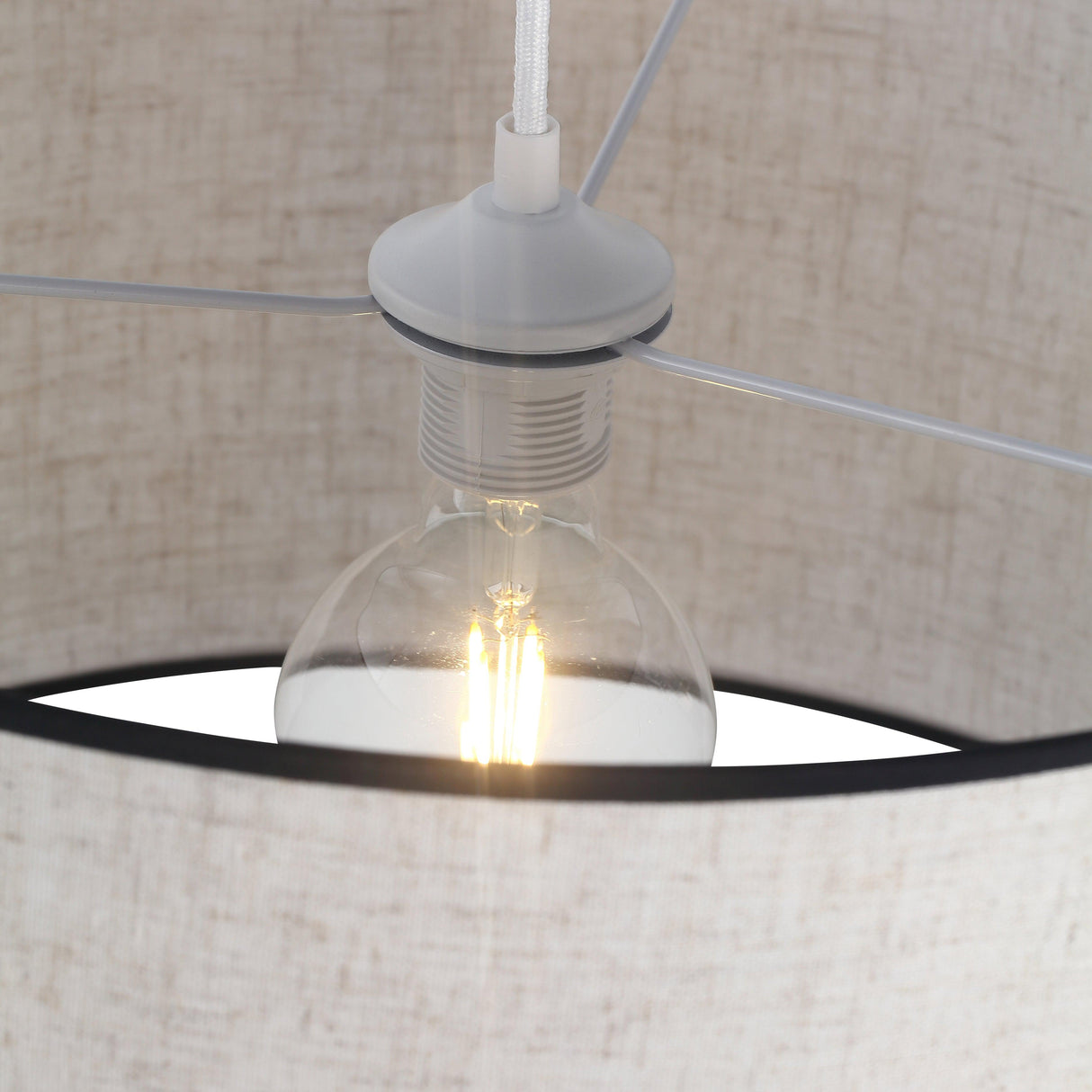 Drum Taklampa Ø50 Linne-Lampconcept.se