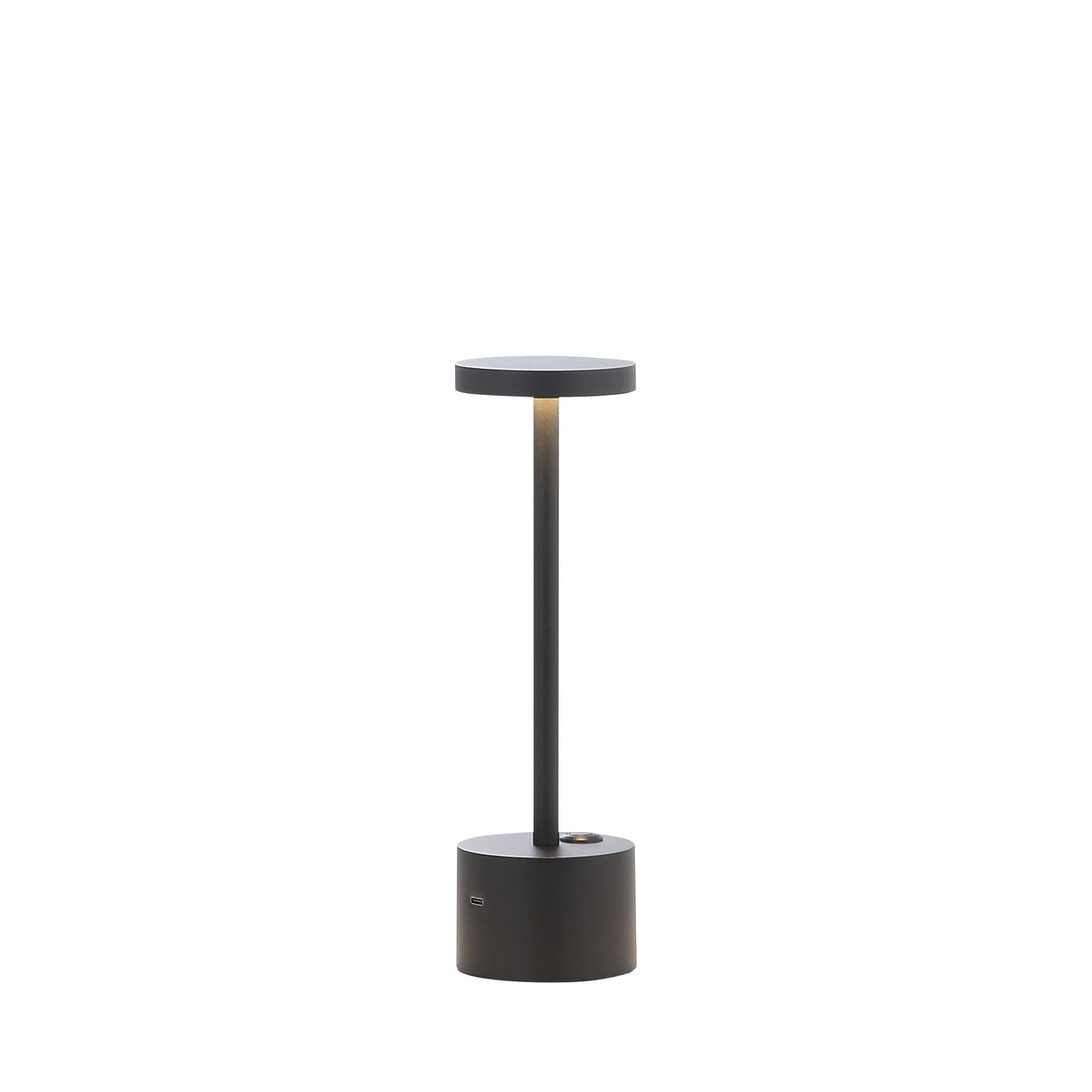 Bologna Mini LED Sladdlös Bordslampa Svart-Lampconcept.se