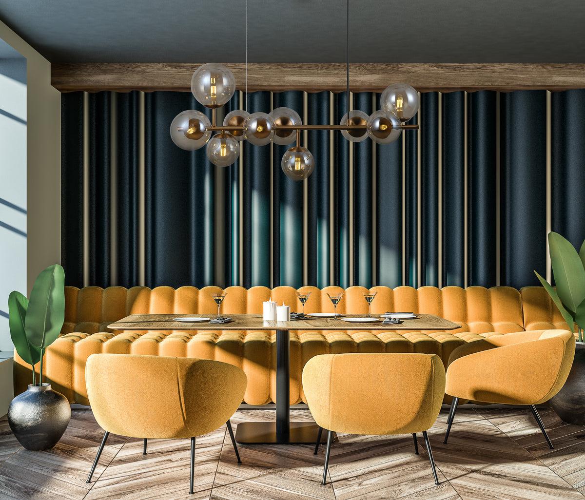 Frontera Långbordtaklampa L80 Amber-Lampconcept.se