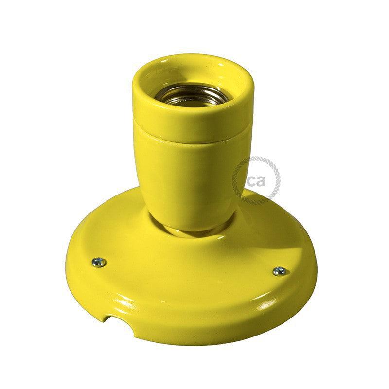 Porslin Tak/Vägg Gult-Lampconcept.se