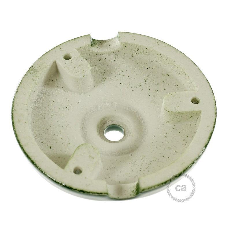 Porslin Takkopp Ø10,5 Grön-Lampconcept.se