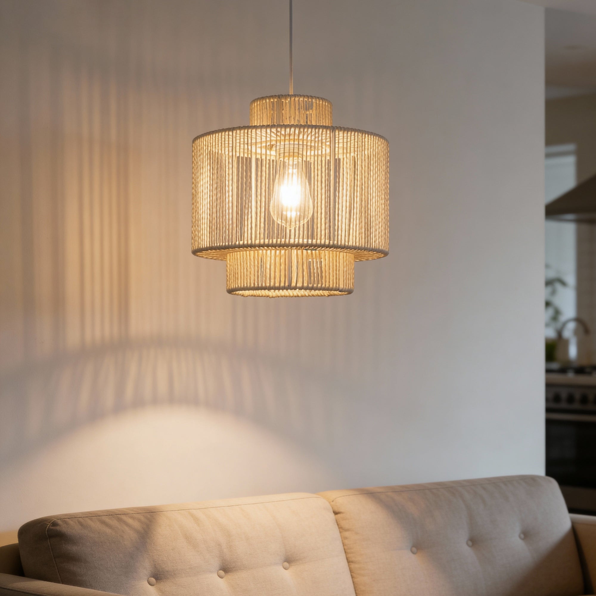 Neka Taklampa Ø30 Raw White-Lampconcept.se