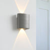 Ortelo 2W 7cm Vägglampa Utomhus Grå-Lampconcept.se