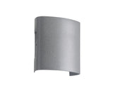 Ortelo 2W 7cm Vägglampa Utomhus Grå-Lampconcept.se