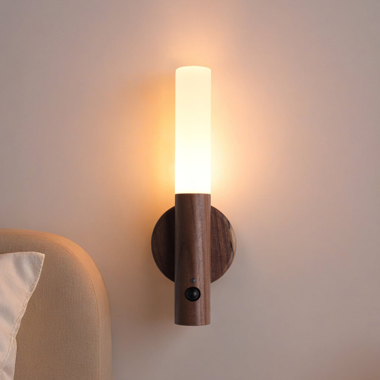 Mutoz Trådlös Magnetisk Vägglampa Mörk