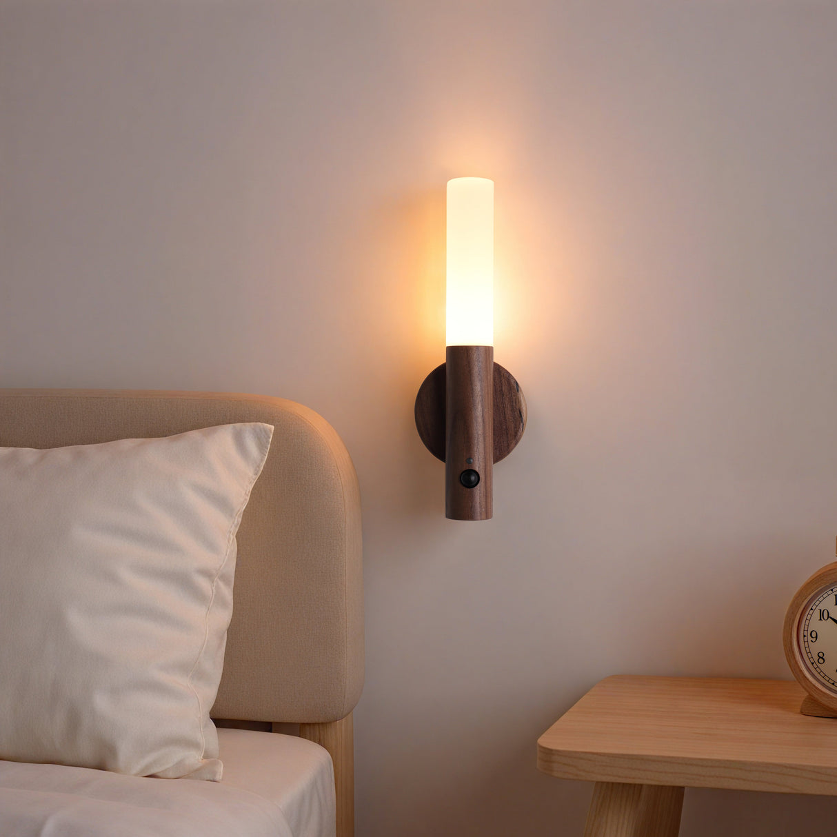 Mutoz Trådlös Magnetisk Vägglampa Mörk